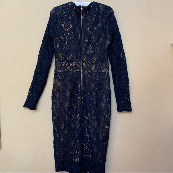Ministry of Style Blue WILD THING Lace Dress NWT - Picture 7 of 14
